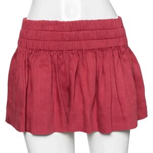 Isabel Marant Pre-owned , Pre-owned Linen bottoms ,Red female, Sizes: S