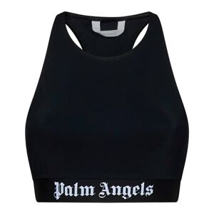 Palm Angels , Womens Clothing Topwear Black Ss24 ,Black female, Sizes: XS, S, M
