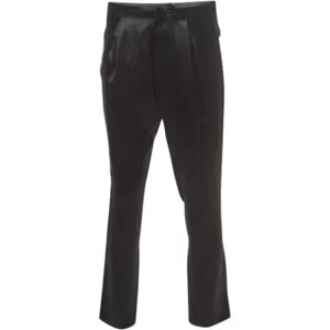 Balmain Pre-owned , Pre-owned Satin bottoms ,Black female, Sizes: L