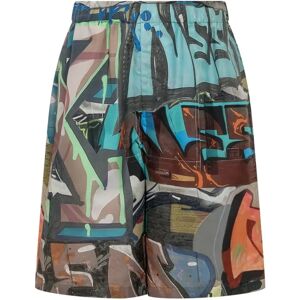 Off White , Casual Lounge Shorts ,Multicolor female, Sizes: M