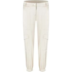 Cambio , Tapered Trousers ,Beige female, Sizes: XL, S