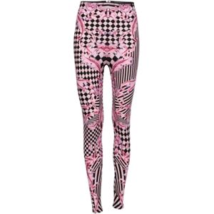 Versace Pre-owned , Pre-owned Knit bottoms ,Pink female, Sizes: S