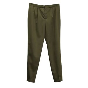 Chloé Pre-owned , Pre-owned Wool bottoms ,Green female, Sizes: M
