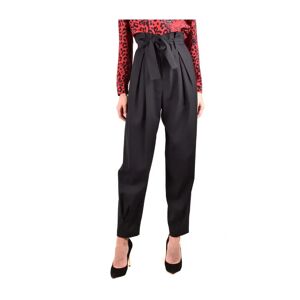 RED Valentino , Classic High-Waisted Straight Leg Pants ,Black female, Sizes: XS