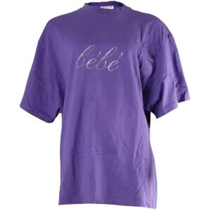 Balenciaga Vintage , Pre-owned Cotton tops ,Purple female, Sizes: S