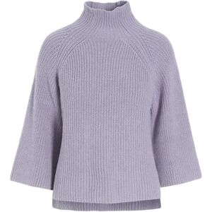 Bitte Kai Rand , Lavender Sky High Neck Knit Blouse ,Purple female, Sizes: XL, S, L, M