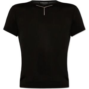 Y/Project , T-shirt with logo ,Black female, Sizes: S, L, M, XS