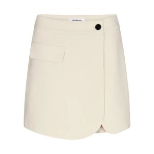 Co'Couture , Volacc Wrap Shorts ,White female, Sizes: M, L