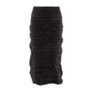 Balenciaga , Midi Tweed Skirt with Buttons ,Black female, Sizes: S