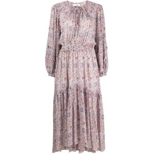 Isabel Marant Étoile , Floral Print Midi Dress ,Purple female, Sizes: XS