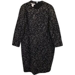 Oscar De La Renta Pre-owned , Pre-owned Wool dresses ,Black female, Sizes: L