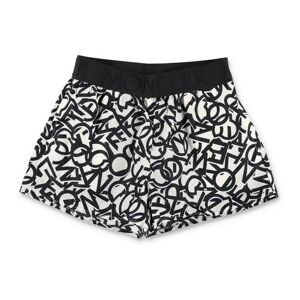 Moncler , Logo Nylon Shorts Black All-over Print ,Multicolor female, Sizes: 8 Y
