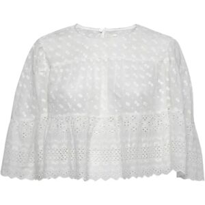 Isabel Marant Pre-owned , Pre-owned Cotton tops ,White female, Sizes: L