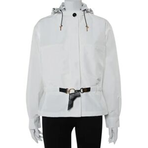 Louis Vuitton Vintage , Pre-owned Cotton outerwear ,White female, Sizes: M