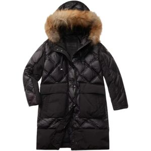 Blauer , Feather Coat ,Black female, Sizes: S, M