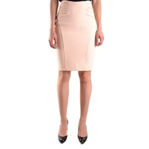 Elisabetta Franchi , Coral Pencil Skirt ,Pink female, Sizes: XL