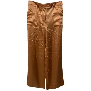 Tom Ford Pre-owned , Pre-owned Silk bottoms ,Orange female, Sizes: L