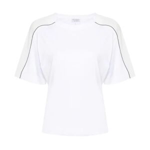 Brunello Cucinelli , T-shirt ,White female, Sizes: M, S, L