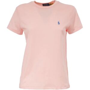 Polo Ralph Lauren , Cotton Polo T-Shirt ,Pink female, Sizes: XL