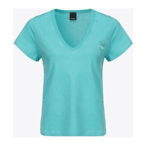 Pinko , Pinko T-shirts and Polos Green ,Green female, Sizes: XS, S, XL