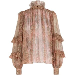 Etro , Print Blouse ,Pink female, Sizes: XS, S