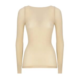 Wolford , Wolford T-shirts and Polos Beige ,Beige female, Sizes: XS