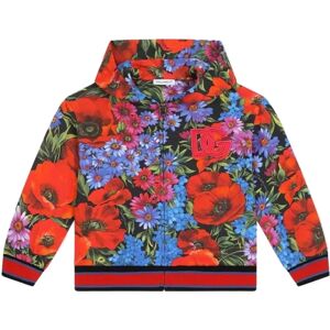 Dolce & Gabbana , Floral Print Hooded Sweatshirt ,Multicolor unisex, Sizes: 8 Y, 4 Y, 2 Y