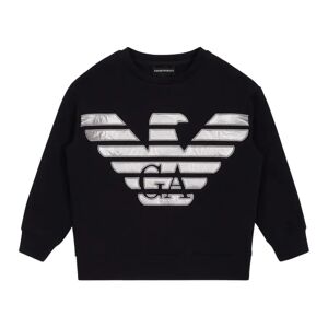 Armani , Sweatshirt with maxi eagle art. 3l4mj6 ,Black female, Sizes: 10 Y