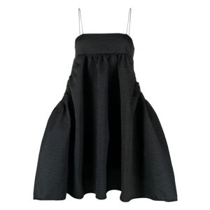 Cecilie Bahnsen , Matelassé A-Line Dress ,Black female, Sizes: S