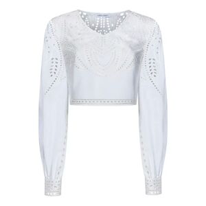Alberta Ferretti , Alberta Ferretti Shirts White ,White female, Sizes: XS