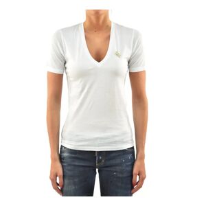 Dsquared2 , Women&s Cotton Logo T-Shirt ,White female, Sizes: XS