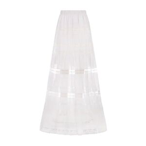 Ermanno Scervino , White Lace Maxi Skirt ,White female, Sizes: XS, S