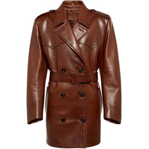 Prada , Womens Clothing Jackets Coats Brown Ss23 ,Brown female, Sizes: M, 2XS