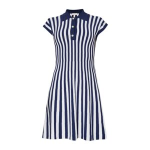 Liu Jo , Blue Stripe Polo Dress ,Multicolor female, Sizes: XS, L, S, M