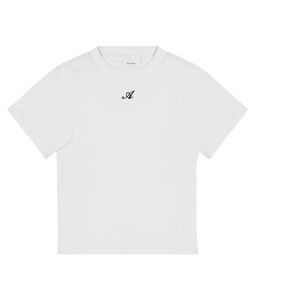 Axel Arigato , Script A T-Shirt ,White female, Sizes: L