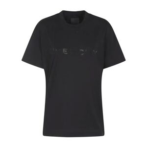 Givenchy , Black Rhinestone T-Shirt ,Black female, Sizes: XS, S