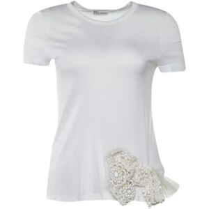 Valentino Vintage , Pre-owned Fabric tops ,White female, Sizes: S