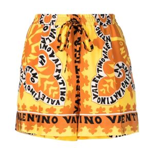 Valentino Garavani , Silk Shorts ,Multicolor female, Sizes: XS
