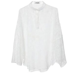 Valentino Vintage , Pre-owned Lace tops ,White female, Sizes: M