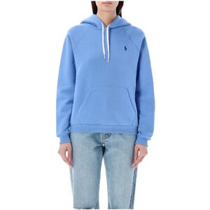 Ralph Lauren , Blue Summer Knitwear with Classic Pony Hoodie ,Blue female, Sizes: XL