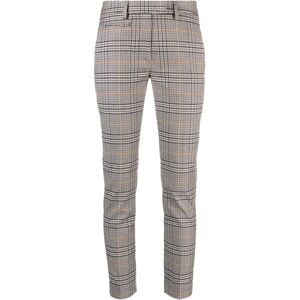 Dondup , Grey Prince of Wales Check Trousers ,Gray female, Sizes: W26, W28, W27