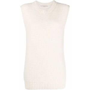 Stella McCartney , Sleeveless Jumper ,Beige female, Sizes: M, XS, S, 3XS, 2XS