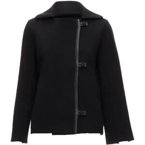 Hermès , Cashmere outerwear ,Black female, Sizes: S