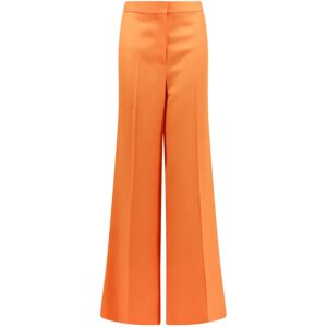 Stella McCartney , Flared Viscose Trouser ,Orange female, Sizes: XS, S