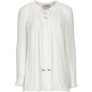 Lanvin , Lanvin Shirts White ,White female, Sizes: XS