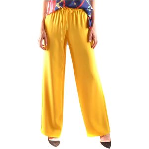 RED Valentino , Wide Leg Classic Yellow Pants ,Yellow female, Sizes: S