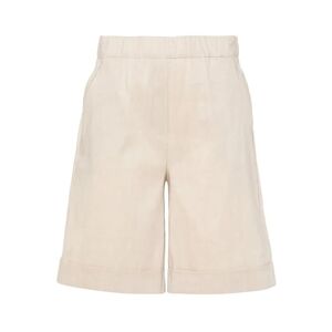 D.Exterior , High-waisted tailored shorts ,Beige female, Sizes: L, S