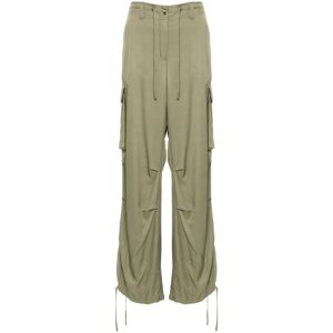 Golden Goose , Women's Clothing Trousers Green Ss24 ,Green female, Sizes: XS, 2XS