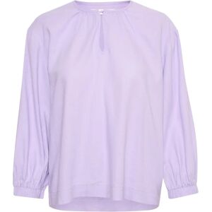 InWear , Lavender 3/4 Sleeve Blouse ,Purple female, Sizes: 3XL, 2XL, XL