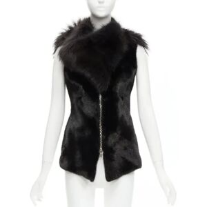 Rick Owens Pre-owned , Pre-owned Fur outerwear ,Black female, Sizes: S